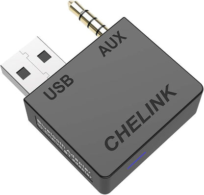 Audio Bluetooth Transmitter/Receiver, Car Aux Adapter for Music Streaming Sound System, Fit K-I-A, H-yundai Car Stereo Compatible for i7 X XS Max XR 8Plus 5 6 i-Pad Smartphone