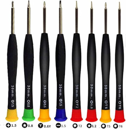 Upgraded 18 PCS Phone Screen Repair Kit, Suction Cup Pliers Opening Repair Kit, Repair Precision Screwdriver Set Compatible with iPhone, iPad, Cellphone and Other Smooth Surface LCD Screen Opener