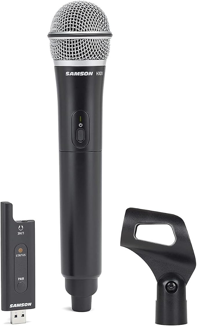 SAMSON Stage XPD2 Handheld USB Digital Wireless Q6 Microphone Mic+Clip