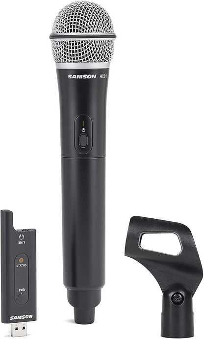 SAMSON Stage XPD2 Handheld USB Digital Wireless Q6 Microphone Mic+Clip
