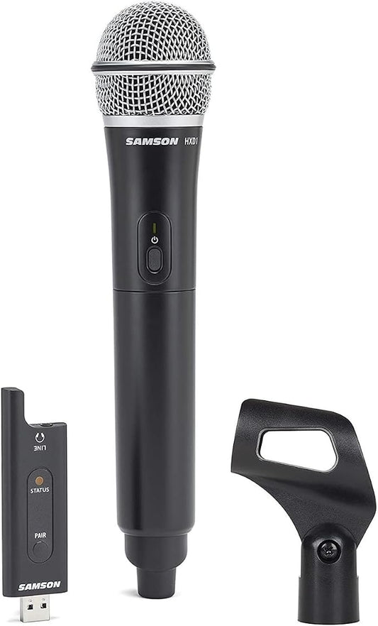 SAMSON Stage XPD2 Handheld USB Digital Wireless Q6 Microphone Mic+Clip