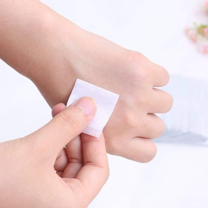 100PCS Disposable Alcohol Prep Pads - Skin Cleansing Wipes Saturated with 75% Ethanol - Medical Alcohol for Home or Outdoor Use