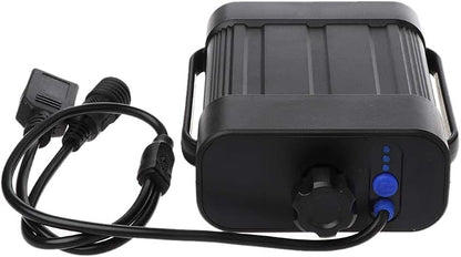 Pack Of 2pcs 18650 26650 8.4V Rechargeable Battery For Case Pack Waterproof Housing Cover With For USB Charger For Bi Battery Case Holder Box Bracket Stand Shelf Storage Container Pack Cover Bag