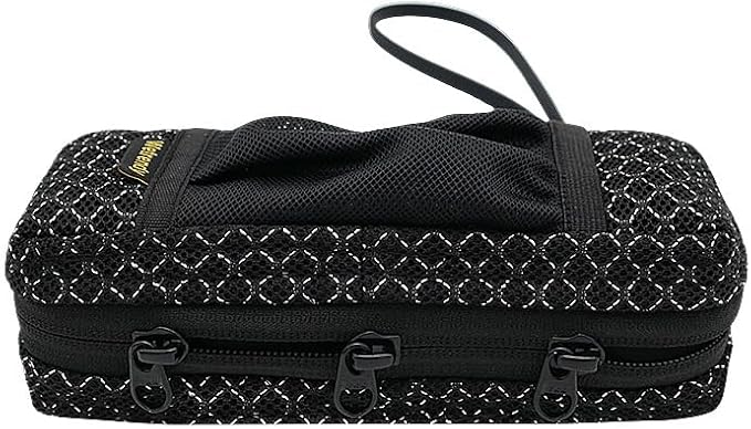 Portable Power Bank Bag for Anker A1695 Zolo 165W Power Source Breathable Ventilate Outdoors Travel Carrying Case Black