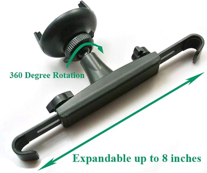 Holder Car Headrest Mount for Compatible with Samsung Galaxy S24/S23/S22/S21/S20/FE/Plus/Ultra Phones - Seat Back Cradle Swivel Dock