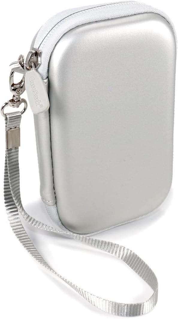 CaseSack Case for Anker Portable Charger 10,000mAh, Zolo Power Bank 20,000mAh, Organizer for Anker Portable Charger/Fast Charge Battery Pack (Silver)