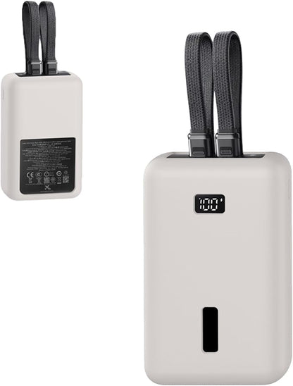 Silicone Case for Anker Power Bank 20,000mAh 30W,Full-Body Protective Cover for Anker Prime Power Bank,Precise Port Cutouts (Case Only) Gray