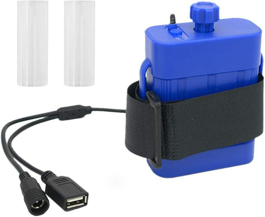 Pack Of 2pcs 18650 26650 8.4V Rechargeable Battery For Case Pack Waterproof Housing Cover With For USB Charger For Bi Battery Case Holder Box Bracket Stand Shelf Storage Container Pack Cover Bag