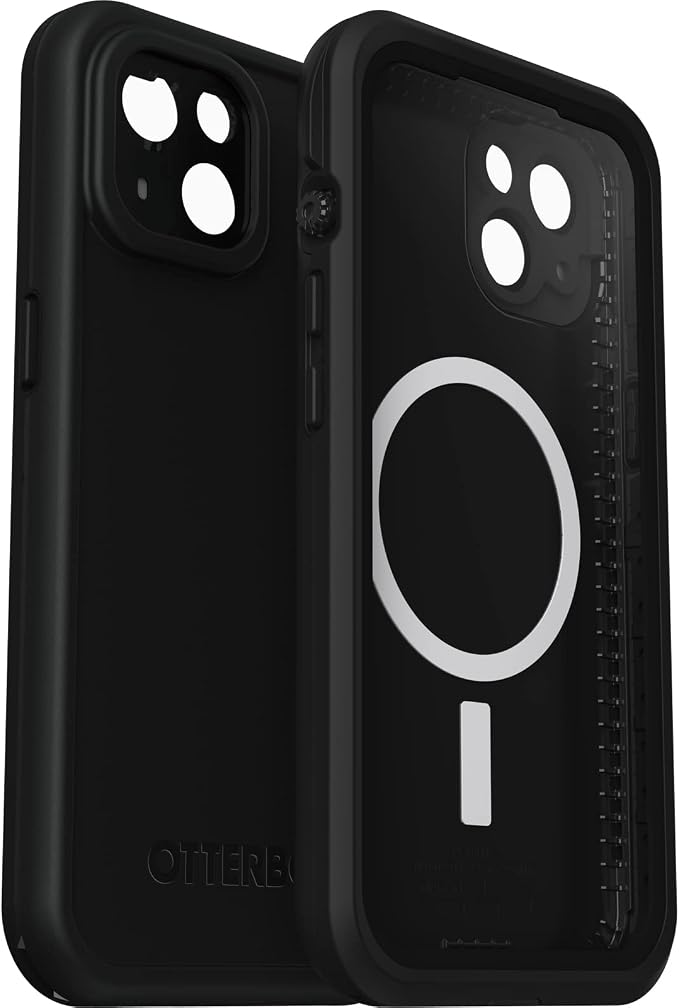 OtterBox FRĒ Series Waterproof Case with MagSafe (Designed by LifeProof) for iPhone 14 - Black