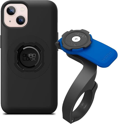Quad Lock Out Front Handlebar Bike Phone Mount (V3) with MAG Phone Case for iPhone 13