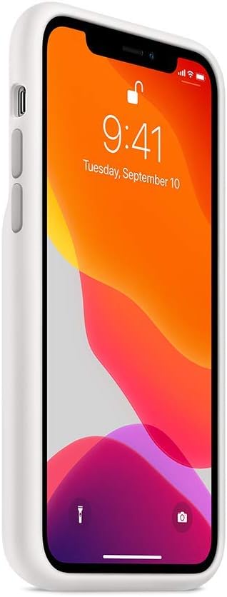 Apple Smart Battery Case with Qi Wireless Charging for iPhone 11 Pro, White