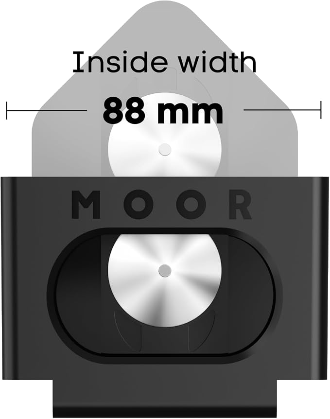 Spotter™ - Gym Phone Mount Magnetic Universal Fit (Black) | Magnetic Phone Holder Gym | Phone Holder for Gym Workout
