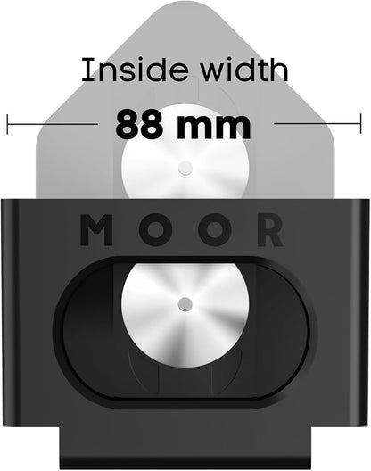 Spotter™ - Gym Phone Mount Magnetic Universal Fit (Black) | Magnetic Phone Holder Gym | Phone Holder for Gym Workout