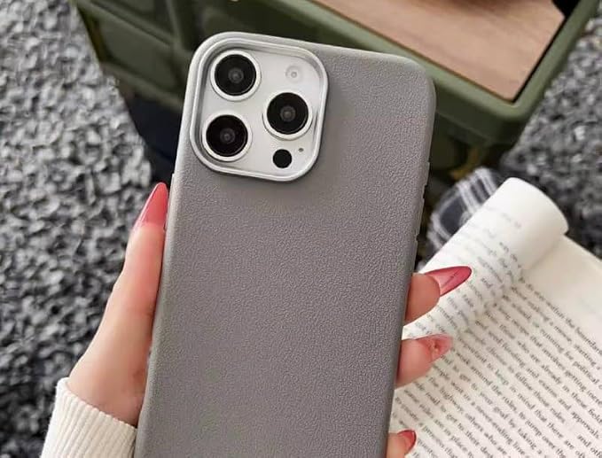 Funda Protectora Transparente para iPhone 17 Pro Max / 14 Pro Max / 17 Pro / 15 Pro Max / 15 Plus – Antigolpes y Ultrafina (Gray, iPhone 14 Pro Max)