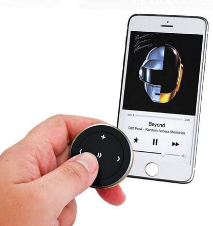 Polarlander Car Wireless Bluetooth Remote Controller Phone Car Kit Steering Wheel Remote Controller Receiver CR2032 Battery for iOS Android