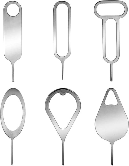 Medsuo 6pcs SIM Card Removal Tool Card Tray Eject Pins Needle Opener Ejector Needle Pin Remover for Smart Phones Samsung Galaxy LG Huawei Google HTC iPhone iPods iPad Tablets