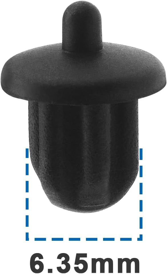 The Lord of the Tools 20Pcs 6.35mm Silicone Anti Dust Plugs Socket Dust Cover Anti Dust Jack Plug Stopper Cap Accessories for Amplifier DVD Karaoke Black