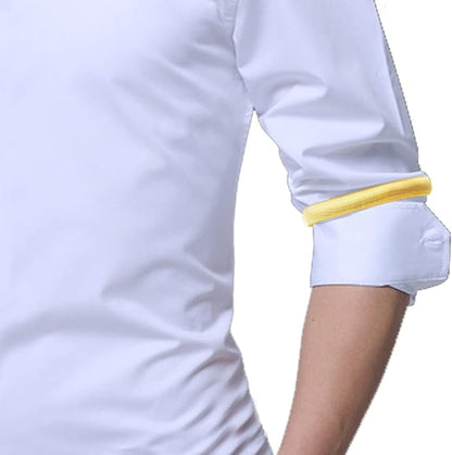 COLORFUL BLING 2-6pcs Metal Arm Band Adjustable Anti-Slip Bracelet Shirt Sleeve Holders Wrap Bangle Garters Stretch Armbands Set Gift