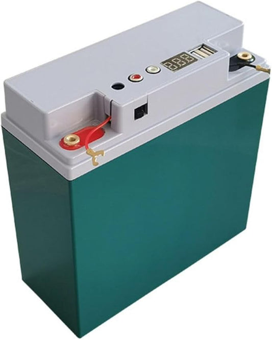 Power Banking Box Flat Head Rechargeable Battery Charging Outer Case 2 USB Output Port Box Power Banking Case 12V 17A