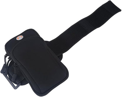 VGEBY Arm Pouch Outdoor Sport Running Jogging Exercise Armband Bag Wrist Pouch Phone Case Bag(Black) Sports Bag Supplies Phone Holder for Running Wrist Pouch Arm Phone Case