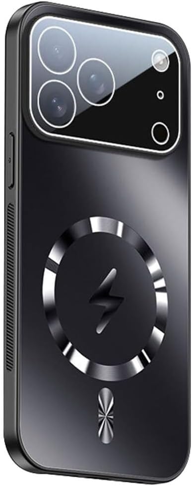 Magnetic Case for iPhone 17 Pro Max/17 Pro/Air/17,Heavy Duty Protection Camera Shock Protection Slim Wireless Charging Matte Phone Cover (17 Pro Max,Black)