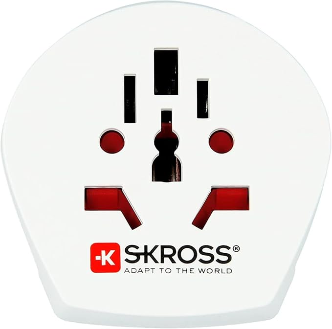 Skross World Travel Adapter to USA 1.500221-2 Pack