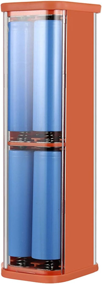 Portable 8x18650 Battery Storage Box Power Sources Box with Quickly Charging MultiProtection Features