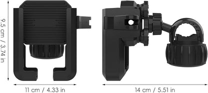 Motorcycle Phone Mount with Vibration Dampener - [No Block Camera] [1s Lock] Bike Phone Holder for 4.7"- 7" Cellphones - 2025 Powersports Electrical Device Mounts, Handlebar Holder for Scooter ATV