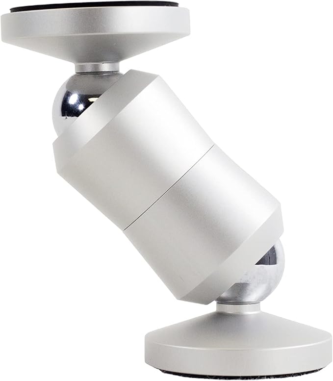 The Original Dual Magnetic Movable Phone Holder and Tablet Mount (Silver)