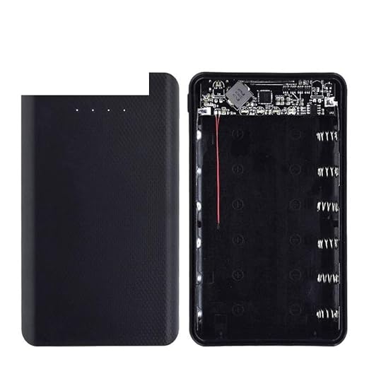 QC4.0 QC3.0 Dual USB Micro/Type-C USB 6x18650 Box 5V 4.5A 22.5W 20000mAh Mobile Phone Charger DIY Shell Case