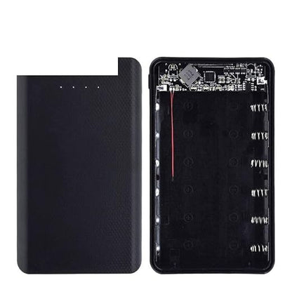 QC4.0 QC3.0 Dual USB Micro/Type-C USB 6x18650 Box 5V 4.5A 22.5W 20000mAh Mobile Phone Charger DIY Shell Case