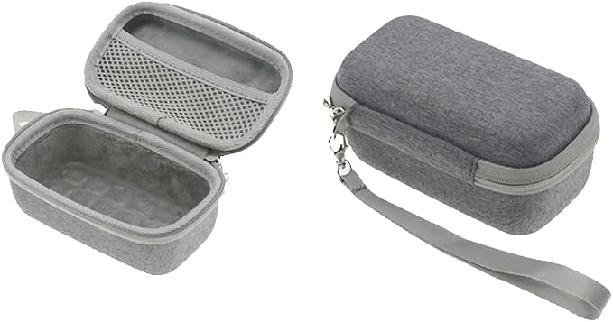 Portable Charger Carrying Case for Anker Prime 200W Portable Charger EVA Hard Travel Case for 20000 mAh Power Bank Shockproof Portble Battery Charger Storage Bag, Grey, Modern