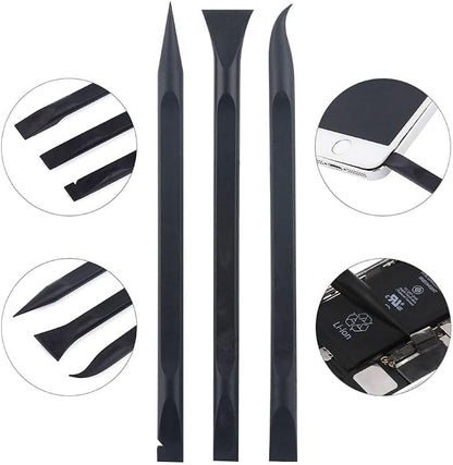 3 Piece Anti Static Black Plastic Spudger ESD Safe Pry Opening Tool for Mobile Phone Tablet Laptop Repair Tools Kit