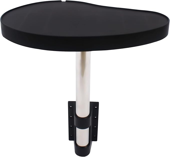 Anti-Slip Spa Caddy Tray, 360° Swivel Side Table Tray for Hot Tubs & Swim Spas – Durable & Space-Saving Design, Black