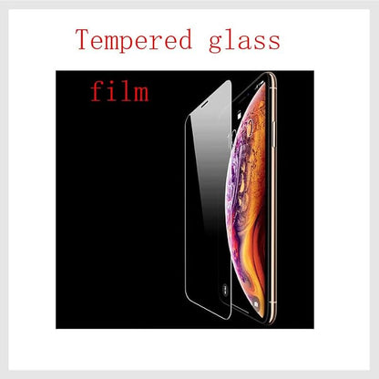 Cover for ZTE Blade A73 (6.52 inch) Case + Screen Protector，Tempered Glass 9H Hardness Protective Film and Soft Silicone Bumper Shell Transparent TPU Phone case -Fragments