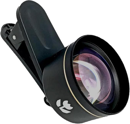 Kase Smartphone Master Macro Lens with Phone Clip for iPhone 17 16 15 14 13 12 11 8 7 XR 6/Samsung/Android,17mm Thread Mount Cell Phone Macro Lens Attachment,Metal Body