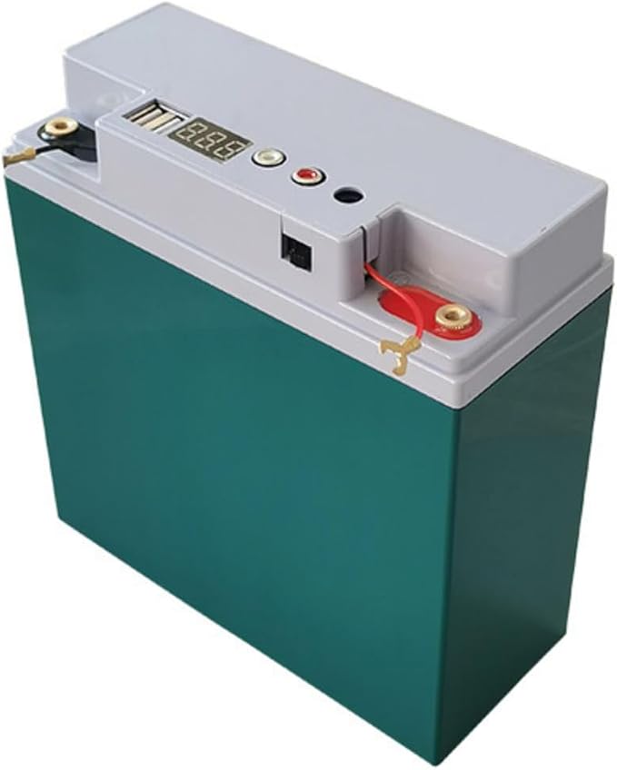 Power Banking Box Flat Head Rechargeable Battery Charging Outer Case 2 USB Output Port Box Power Banking Case 12V 17A