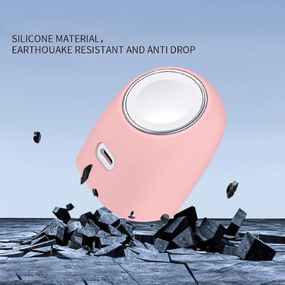 Soft Silicone Protective Cover for TORRAS Ostand 45W USB-C for Dynamic Charger Case Shockproof Anti-Scratches Dustproof Charging Block Skin Sleeve Shell Accessories (Pink)
