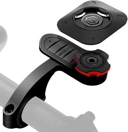 Spigen Life Gearlock Bike Phone Mount/Bike Phone Holder with Universal Adapter for Motorcycle, Classic, Electric, Scooter and Mountain Bike - Compatible with Most Phones