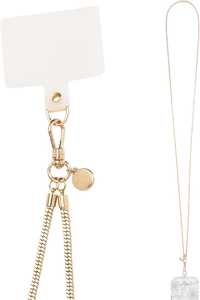 kate spade new york Crossbody Phone Chain - Neck Chain Holder - Heart of Gold