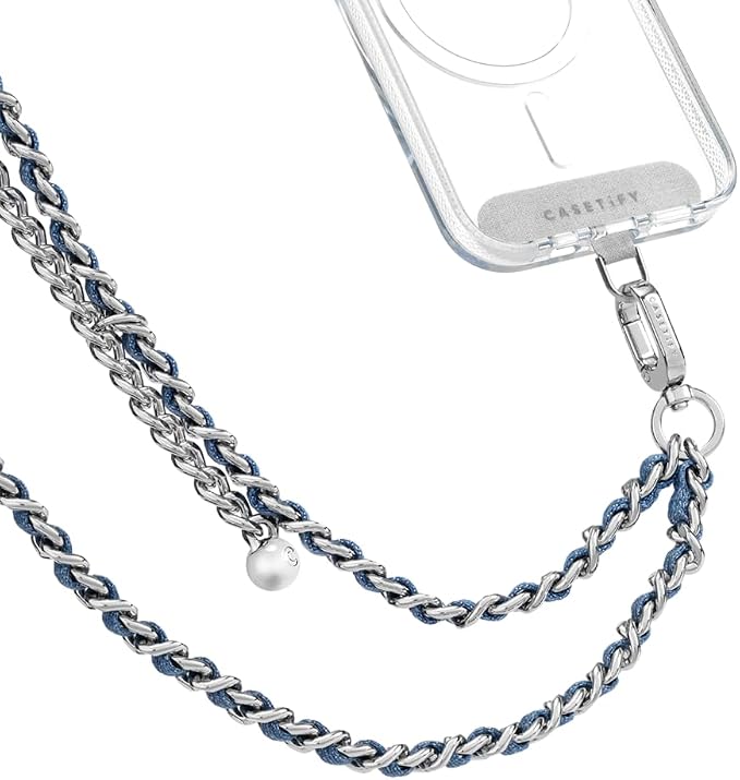 CASETiFY Denim Chain Cross-body Strap
