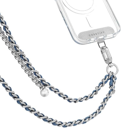 CASETiFY Denim Chain Cross-body Strap
