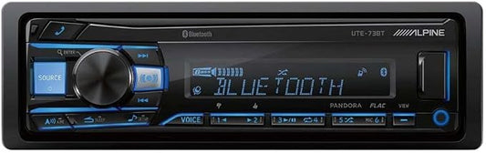 Alpine UTE-73BT Mech-Less Digital Media Receiver with Bluetooth® Wireless Technology