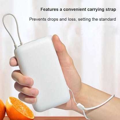 Silicone Case for Xiaomi Built-in Cable Power Bank 20000mAh 22.5W PB2020MI Dustproof Shockproof Soft Silicone Protective Case Skin Sleeve Cover Accessory