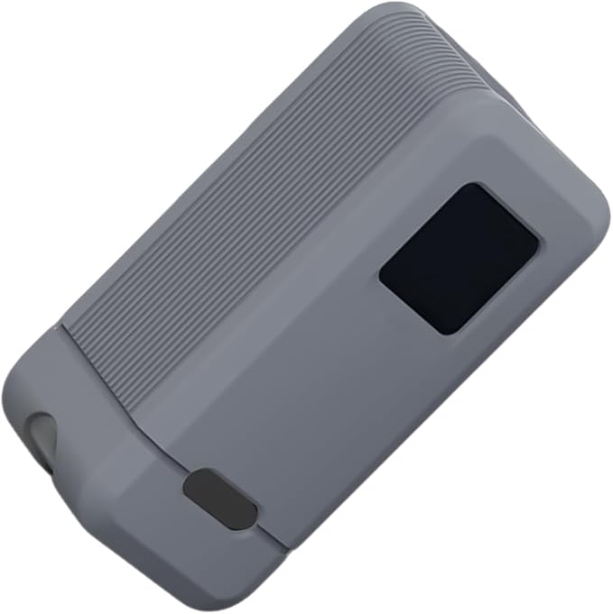 Silicone Case for 27, 650mAh 250W Power Supply Adapter Case Storage Holder with Tripod Hole and Card Slots with Handle Shockproof Silicone Skin Grey