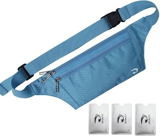 Naoki Outdoor Sports Running & Jogging & Travel Waterproof Utralthin Waist Pack/Bag Runner Belt