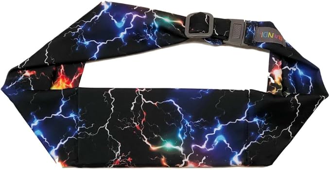 BANDI Plus Size Fanny Pack for Women - Travel-Ready Pocket Belt with Secure Hidden Money & Running Belt for Phone, Passport, Keys, & Medical Devices, Adjustable Fit, Comfortable (Cosmic)