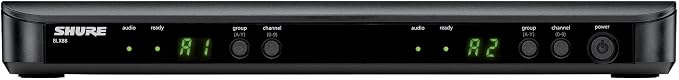 Shure BLX188/CVL Wireless Microphone System - 14-Hour Battery Life, 300 ft Range, UHF | Includes (2) Lavalier Mics, Dual Channel Receiver | H9 Band (BLX188/CVL-H9)
