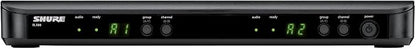Shure BLX188/CVL Wireless Microphone System - 14-Hour Battery Life, 300 ft Range, UHF | Includes (2) Lavalier Mics, Dual Channel Receiver | H9 Band (BLX188/CVL-H9)