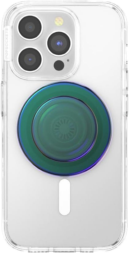 PopSockets Phone Grip for MagSafe, Magnetic Holder, Phone Stand, Green - Nightshade